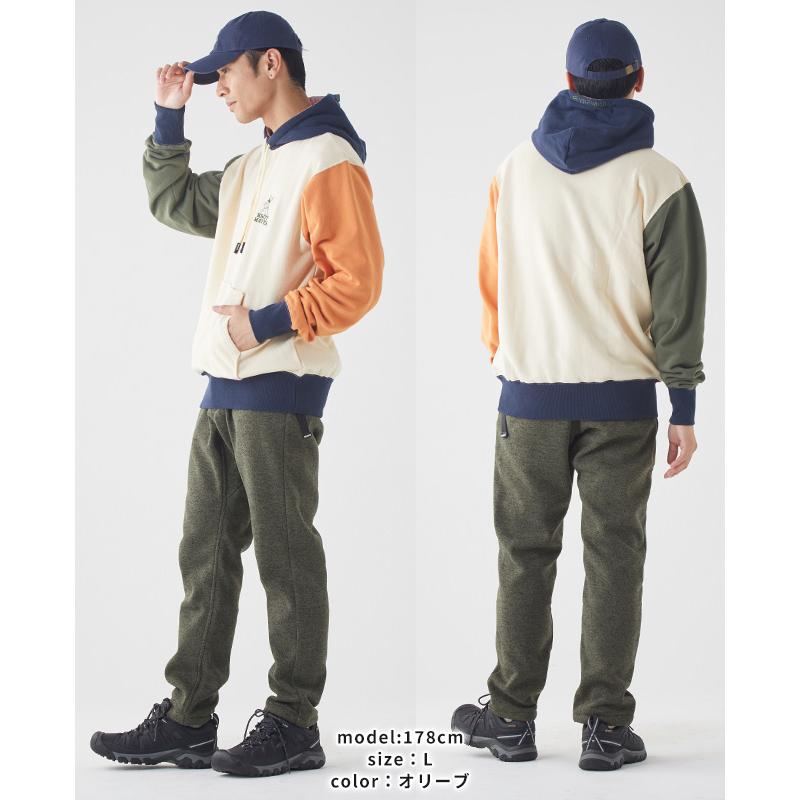 クリフメイヤー KRIFF MAYER メンズ ボトムス ロングパンツ テーパード 暖かい 裏起毛 防寒 ウエストゴム ニットフリース クライミングパンツ | KRIFF MAYER | 10