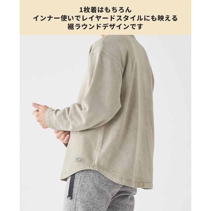 クリフメイヤー KRIFF MAYER メンズ ユニセックス 長袖 スウェット 裏起毛 裏微起毛 古着風 綿 コットン100 アメカジ ヘビーウェイト ピグメントラフクルー | KRIFF MAYER | 15