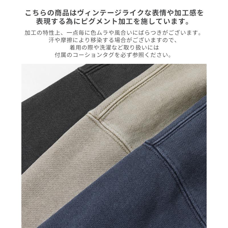 クリフメイヤー KRIFF MAYER メンズ ユニセックス 長袖 スウェット 裏起毛 裏微起毛 古着風 綿 コットン100 アメカジ ヘビーウェイト ピグメントラフクルー | KRIFF MAYER | 22