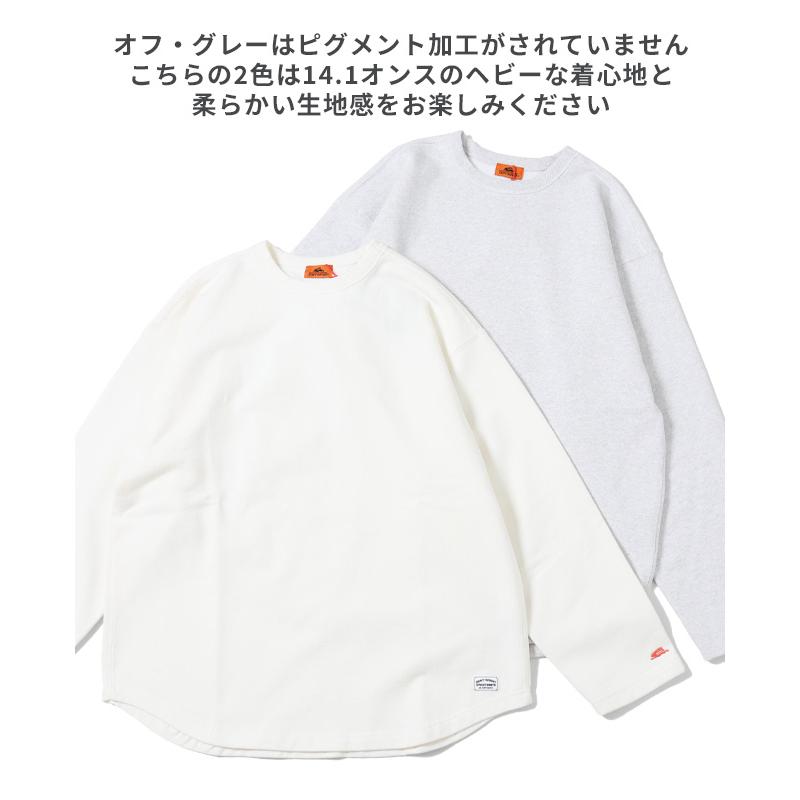クリフメイヤー KRIFF MAYER メンズ ユニセックス 長袖 スウェット 裏起毛 裏微起毛 古着風 綿 コットン100 アメカジ ヘビーウェイト ピグメントラフクルー | KRIFF MAYER | 23