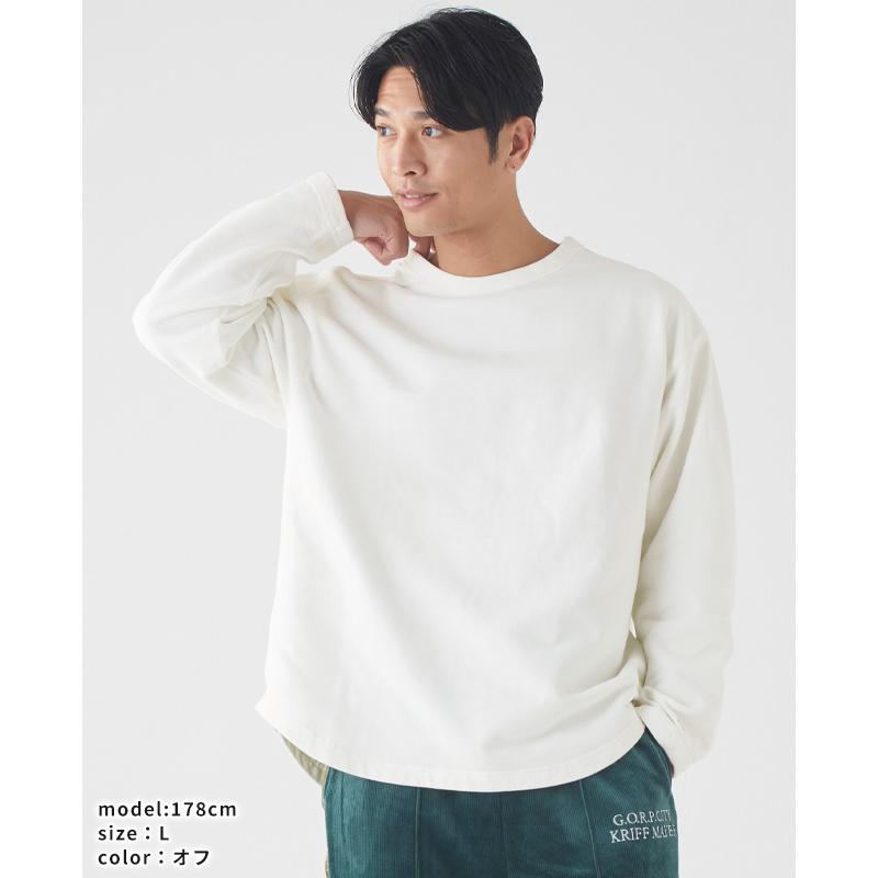クリフメイヤー KRIFF MAYER メンズ ユニセックス 長袖 スウェット 裏起毛 裏微起毛 古着風 綿 コットン100 アメカジ ヘビーウェイト ピグメントラフクルー | KRIFF MAYER | 09