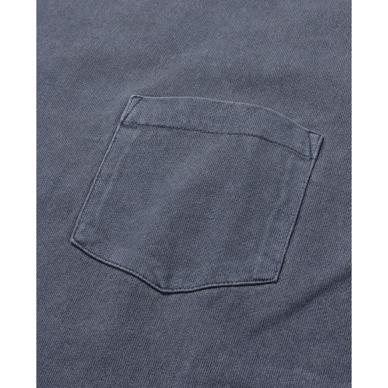 クリフメイヤー KRIFF MAYER メンズ ユニセックス 長袖 Tシャツ カットソー クルーネック 袖リブ 胸ポケ 無地 アメカジ 秋 春 ヘビーOZピグメントロンT | KRIFF MAYER | 22