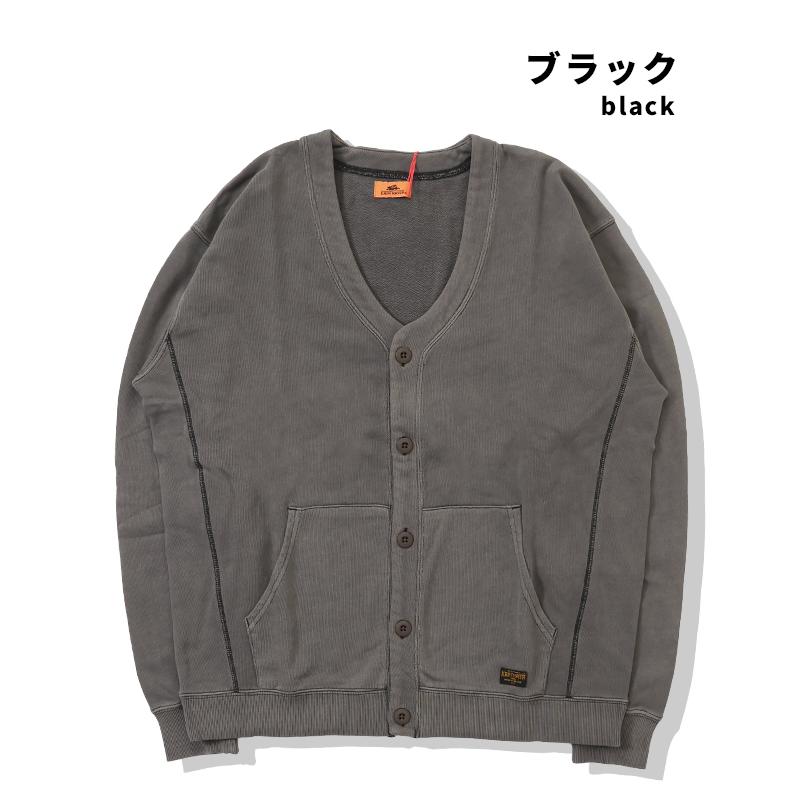 クリフメイヤー KRIFF MAYER メンズ ユニセックス ストレッチ 長袖 羽織り ヴィンテージ風 古着風 2025SS ピグメント ミニ 裏毛 カーディガン | KRIFF MAYER | 16