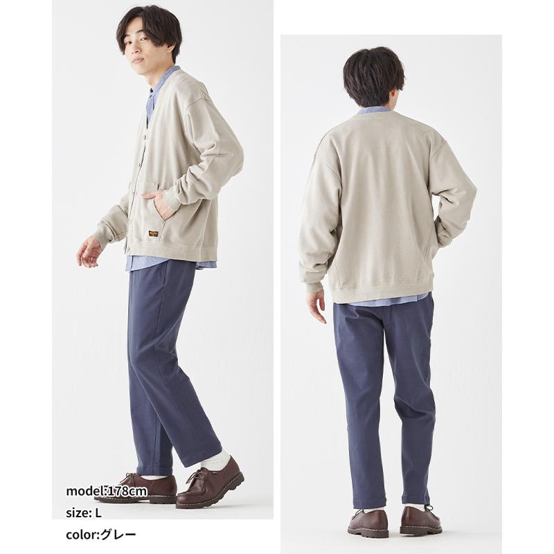 クリフメイヤー KRIFF MAYER メンズ ユニセックス ストレッチ 長袖 羽織り ヴィンテージ風 古着風 2025SS ピグメント ミニ 裏毛 カーディガン | KRIFF MAYER | 12