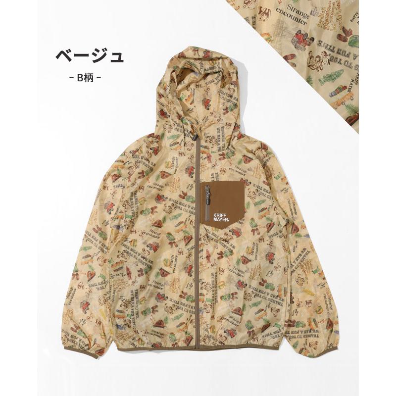 クリフメイヤー KRIFF MAYER メンズ アウター ユニセックス 長袖 マンパ 軽アウター お揃い アメカジ アウトドア 防汚 ヒッピー 撥水 総柄 フード ジャケット | KRIFF MAYER | 20