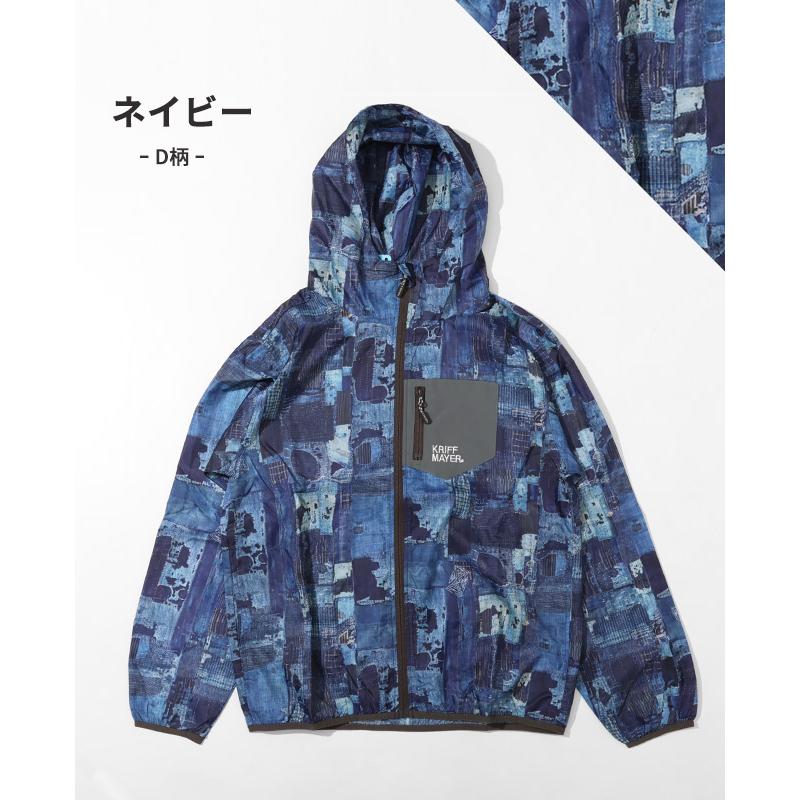 クリフメイヤー KRIFF MAYER メンズ アウター ユニセックス 長袖 マンパ 軽アウター お揃い アメカジ アウトドア 防汚 ヒッピー 撥水 総柄 フード ジャケット | KRIFF MAYER | 22