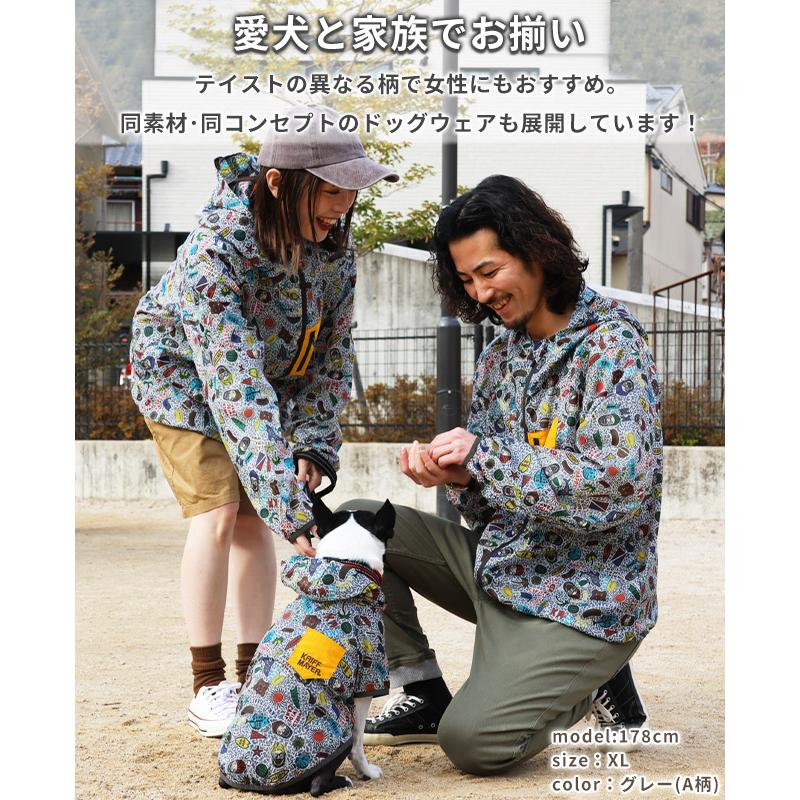 クリフメイヤー KRIFF MAYER メンズ アウター ユニセックス 長袖 マンパ 軽アウター お揃い アメカジ アウトドア 防汚 ヒッピー 撥水 総柄 フード ジャケット | KRIFF MAYER | 07