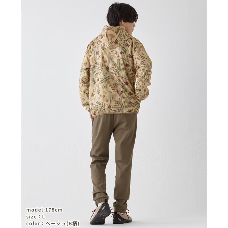クリフメイヤー KRIFF MAYER メンズ アウター ユニセックス 長袖 マンパ 軽アウター お揃い アメカジ アウトドア 防汚 ヒッピー 撥水 総柄 フード ジャケット | KRIFF MAYER | 12