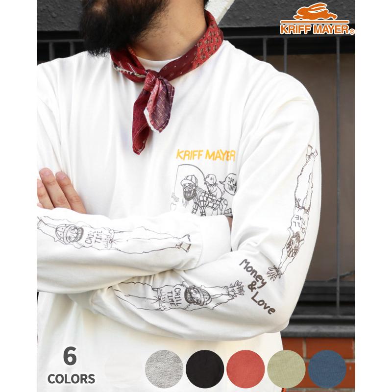 KRIFF MAYER（クリフメイヤー） メンズ ユニセックス 長袖 Tシャツ 袖