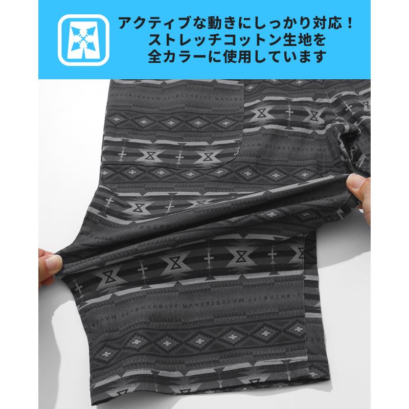 クリフメイヤー KRIFF MAYER メンズ ボトムス 7分丈 半端丈 ショートパンツ ステテコパンツ ウエストゴム 無地 接触冷感 LOHATECO ロハテコクロップドパンツ | KRIFF MAYER | 23