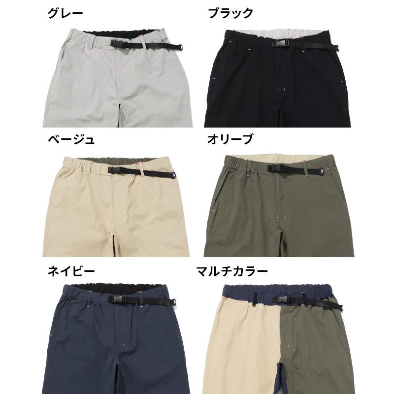 クリフメイヤー KRIFF MAYER メンズ ボトムス 7分丈 半端丈 膝下 ひざ下 クライミングパンツ ウエストゴム 無地 スズシゲクライミングクロップドパンツ | KRIFF MAYER | 23