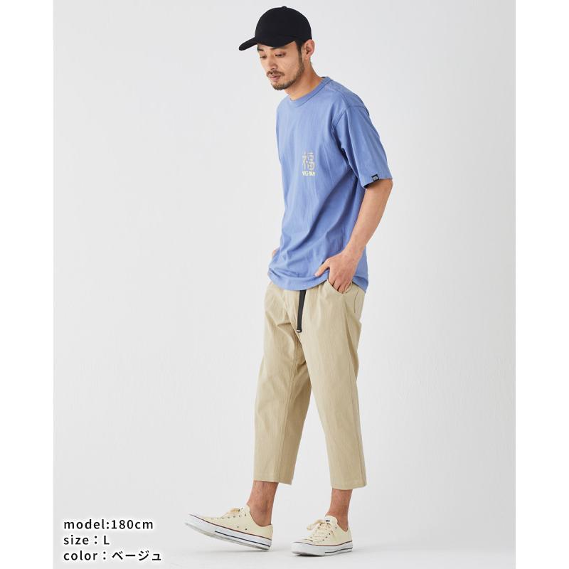 クリフメイヤー KRIFF MAYER メンズ ボトムス 7分丈 半端丈 膝下 ひざ下 クライミングパンツ ウエストゴム 無地 スズシゲクライミングクロップドパンツ | KRIFF MAYER | 12