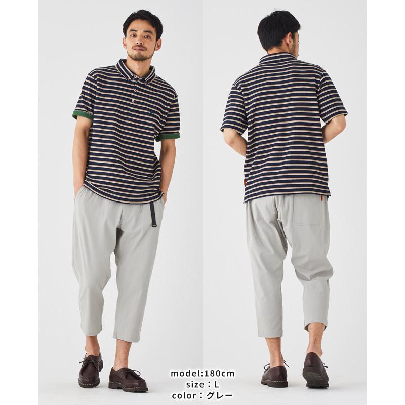 クリフメイヤー KRIFF MAYER メンズ ボトムス 7分丈 半端丈 膝下 ひざ下 クライミングパンツ ウエストゴム 無地 スズシゲクライミングクロップドパンツ | KRIFF MAYER | 14