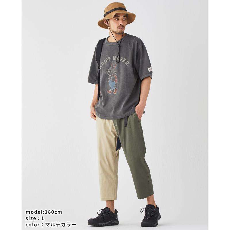 クリフメイヤー KRIFF MAYER メンズ ボトムス 7分丈 半端丈 膝下 ひざ下 クライミングパンツ ウエストゴム 無地 スズシゲクライミングクロップドパンツ | KRIFF MAYER | 15