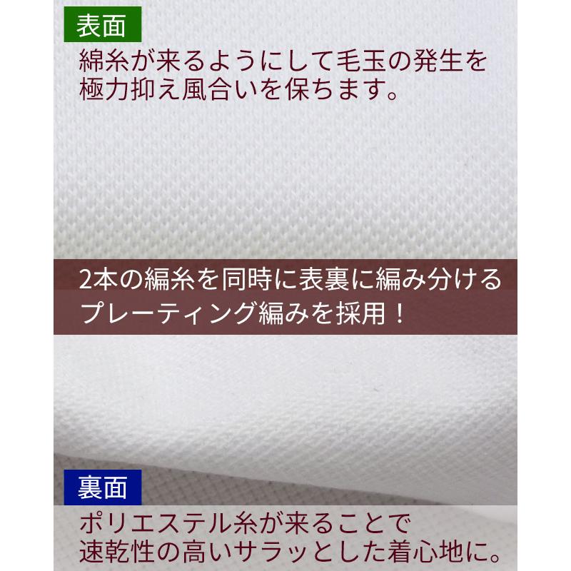 クリフメイヤー KRIFF MAYER パイピング リブライン襟 ポロシャツ メンズ 父の日 プレゼント ギフト 半袖 ポロ 接触冷感 カノコ 綿 クールビズ | KRIFF MAYER | 12