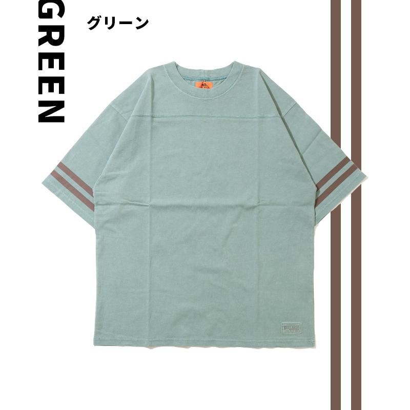 クリフメイヤー KRIFF MAYER メンズ ユニセックス 半袖 Tシャツ 綿100 2025SS ピグメント フットボール T | KRIFF MAYER | 17