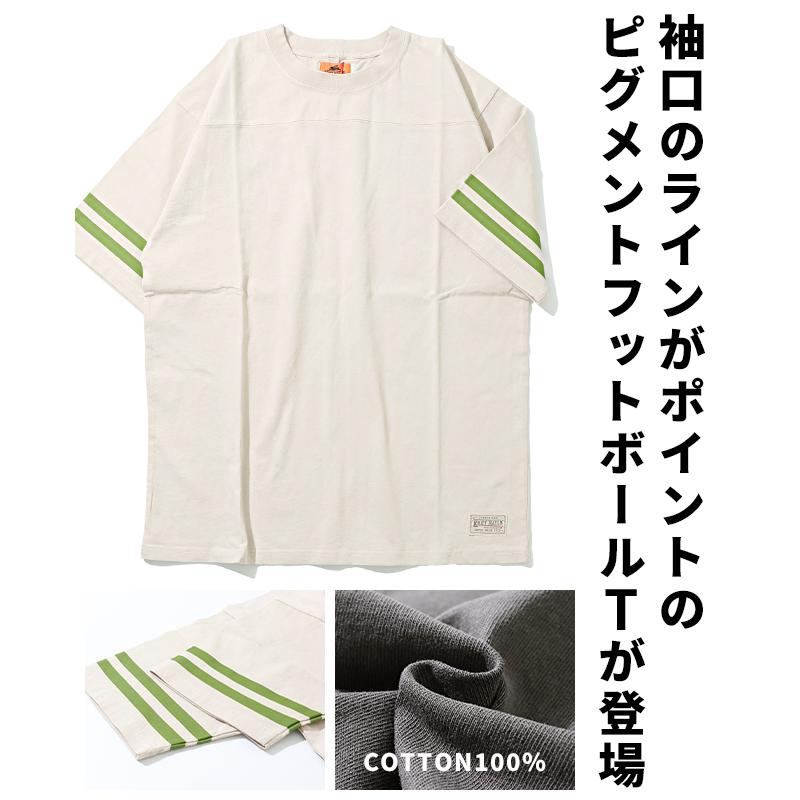 クリフメイヤー KRIFF MAYER メンズ ユニセックス 半袖 Tシャツ 綿100 2025SS ピグメント フットボール T | KRIFF MAYER | 05