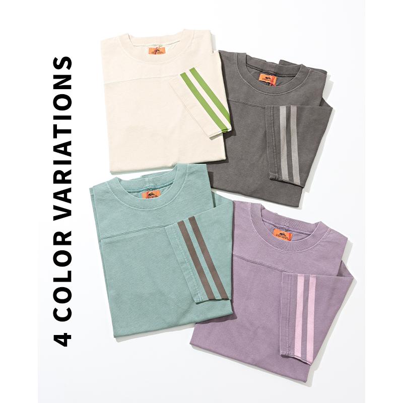 クリフメイヤー KRIFF MAYER メンズ ユニセックス 半袖 Tシャツ 綿100 2025SS ピグメント フットボール T | KRIFF MAYER | 06