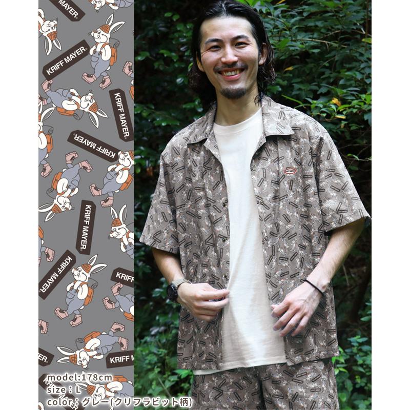 KRIFF MAYER（クリフメイヤー） メンズ 半袖シャツ ユニセックス 開襟