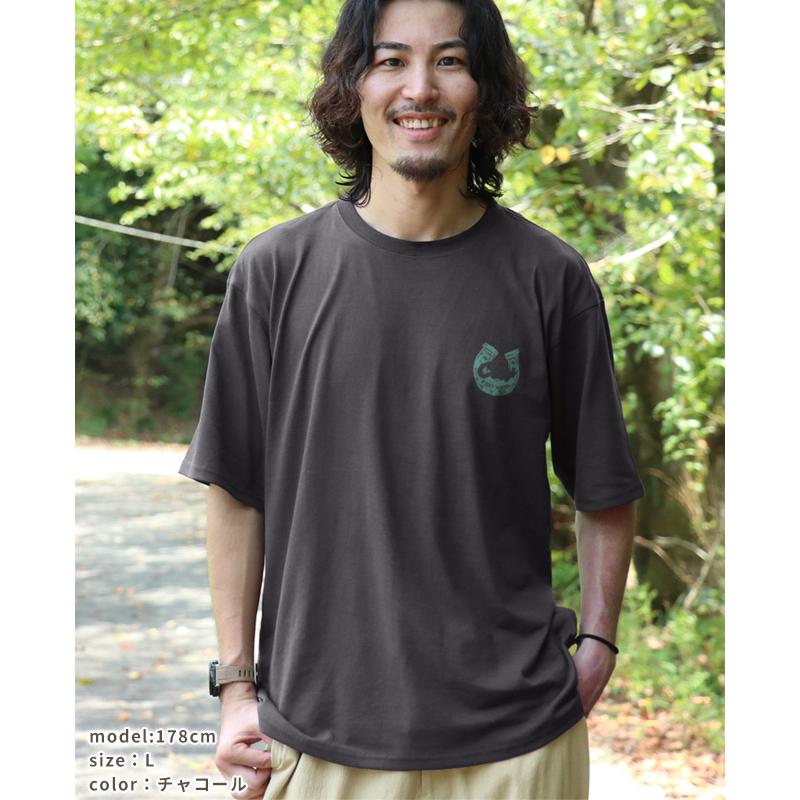 クリフメイヤー KRIFF MAYER メンズ ユニセックス 半袖 Tシャツ バックプリント アニマル 汗染み防止 撥水防汚 カジュアル アメカジ ウェットプロテクト T 牛 | KRIFF MAYER | 10