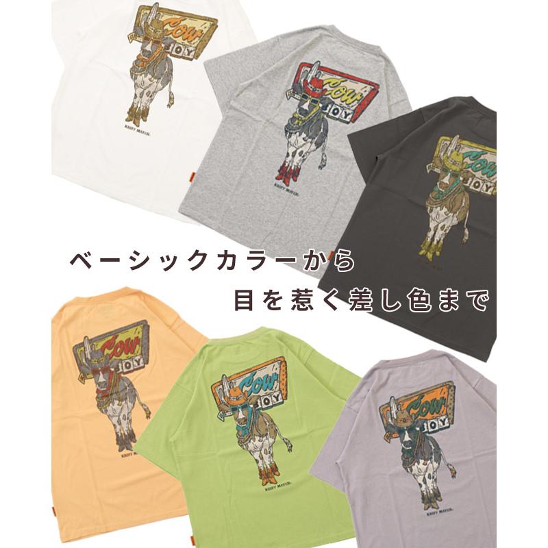 クリフメイヤー KRIFF MAYER メンズ ユニセックス 半袖 Tシャツ バックプリント アニマル 汗染み防止 撥水防汚 カジュアル アメカジ ウェットプロテクト T 牛 | KRIFF MAYER | 11