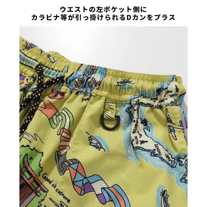 クリフメイヤー KRIFF MAYER メンズ レディース ユニセックス ボトムス ショートパンツ 短パン 膝上丈 総柄 ストレッチ かるさらエアーエンジョイショーツ | KRIFF MAYER | 17