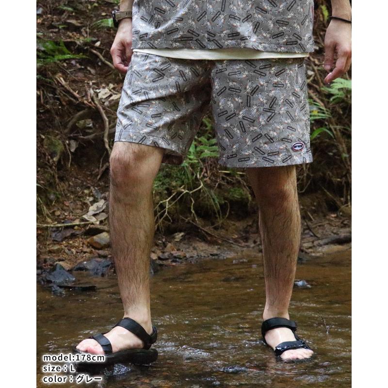 クリフメイヤー KRIFF MAYER メンズ レディース ユニセックス ボトムス ショートパンツ 短パン 膝上丈 総柄 ストレッチ かるさらエアーエンジョイショーツ | KRIFF MAYER | 07