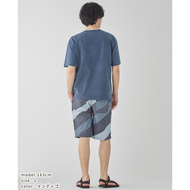 クリフメイヤー KRIFF MAYER メンズ ボトムス ショートパンツ 短パン イージーパンツ ハーフ 膝丈 コットン100% ウエストゴム デニム パッチワーク ショーツ | KRIFF MAYER | 13