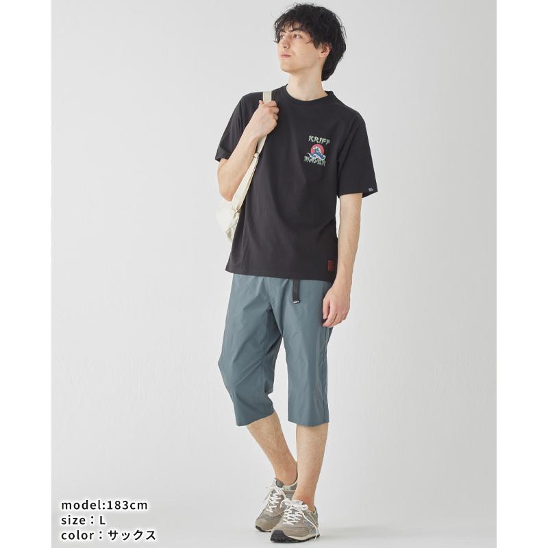 クリフメイヤー KRIFF MAYER メンズ ボトムス 7分丈 半端丈 膝下 ひざ下 クライミングパンツ ウエストゴム 無地 SORONAサラノビクライミングクロップドパンツ | KRIFF MAYER | 08