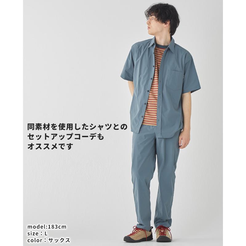 クリフメイヤー KRIFF MAYER メンズ ボトムス ロングパンツ イージーパンツ テーパード 軽い 涼しい ストレッチ 無地 夏 秋 SORONAサラノビジャスト丈パンツ | KRIFF MAYER | 10