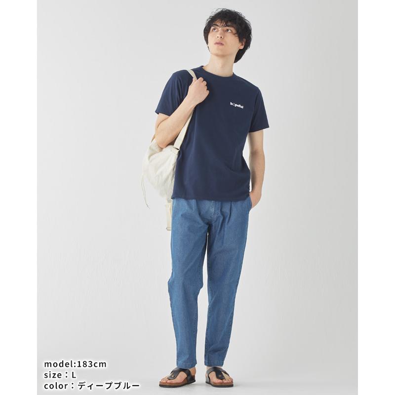 クリフメイヤー KRIFF MAYER メンズ ボトムス ロングパンツ イージーパンツ スラックス型 涼しい ストレッチ ウエストゴム 夏 秋 接触冷感デニムタックパンツ | KRIFF MAYER | 06