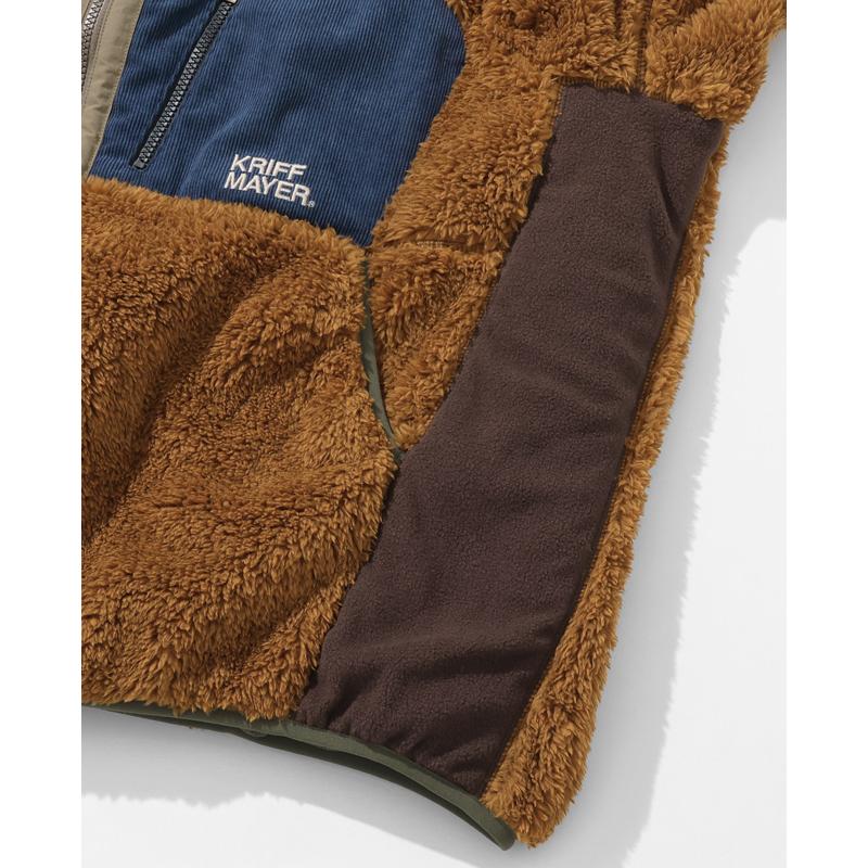 クリフメイヤー KRIFF MAYER メンズ ユニセックス アウター ボアフリース 暖かい 裏地付き おしゃれ アウトドア キャンプ 秋 冬 シャギーボアジャケット | KRIFF MAYER | 22