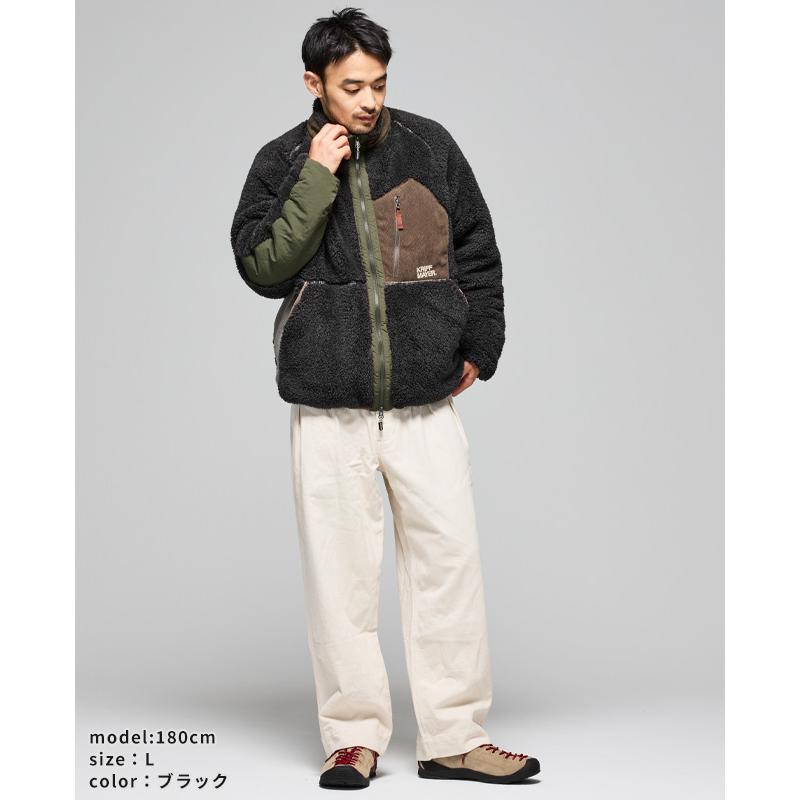 クリフメイヤー KRIFF MAYER メンズ ユニセックス アウター ボアフリース 暖かい 裏地付き おしゃれ アウトドア キャンプ 秋 冬 シャギーボアジャケット | KRIFF MAYER | 11