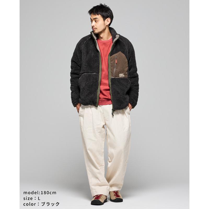 クリフメイヤー KRIFF MAYER メンズ ユニセックス アウター ボアフリース 暖かい 裏地付き おしゃれ アウトドア キャンプ 秋 冬 シャギーボアジャケット | KRIFF MAYER | 12