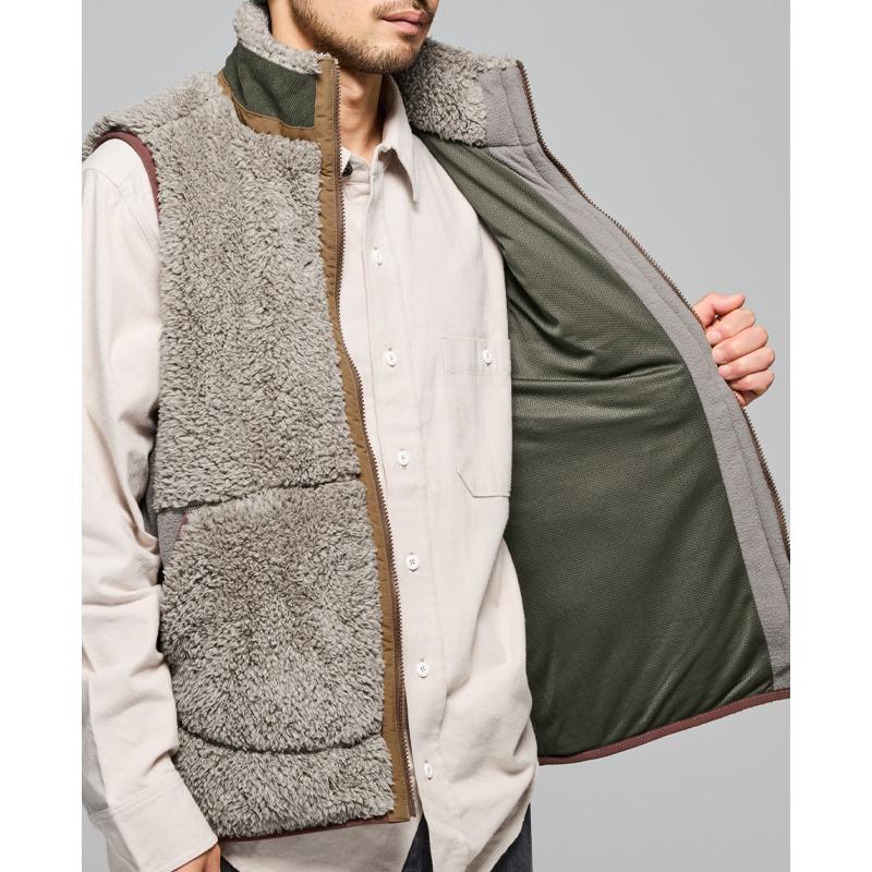 クリフメイヤー KRIFF MAYER メンズ ユニセックス ベスト アウター ボアフリース ハイネック スタンドネック アウトドア 防寒 秋 冬 シャギーボアベスト | KRIFF MAYER | 17