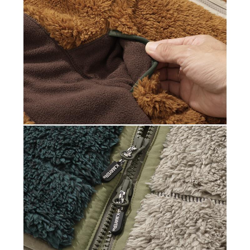 クリフメイヤー KRIFF MAYER メンズ ユニセックス ベスト アウター ボアフリース ハイネック スタンドネック アウトドア 防寒 秋 冬 シャギーボアベスト | KRIFF MAYER | 24
