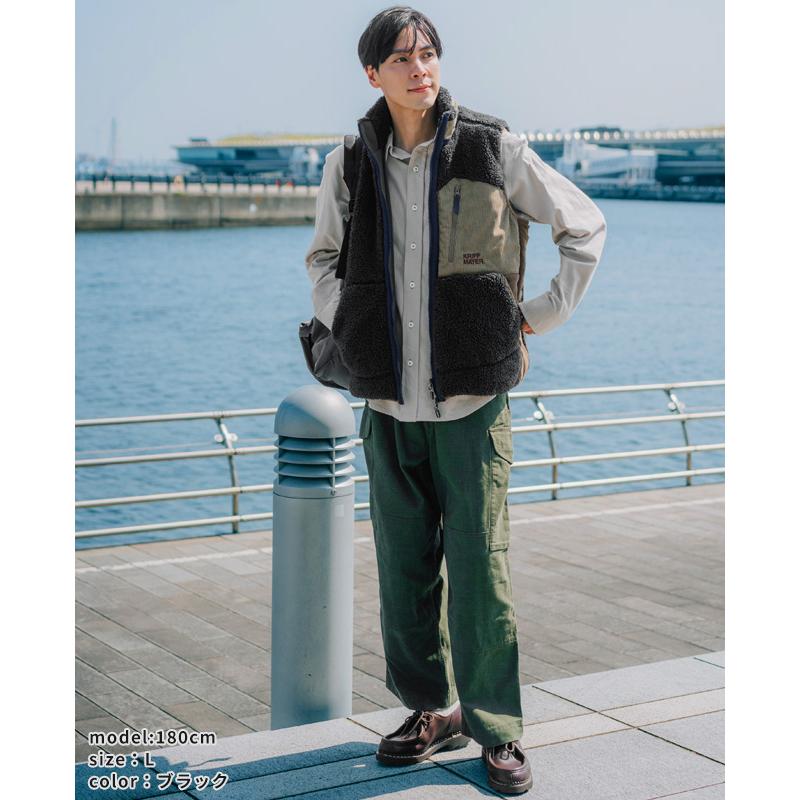 クリフメイヤー KRIFF MAYER メンズ ユニセックス ベスト アウター ボアフリース ハイネック スタンドネック アウトドア 防寒 秋 冬 シャギーボアベスト | KRIFF MAYER | 08