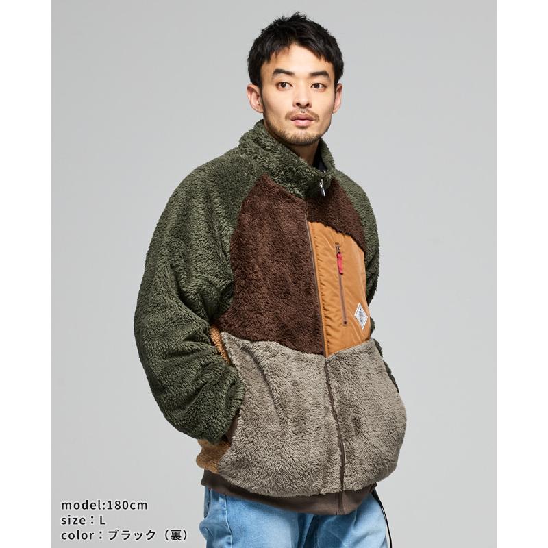 クリフメイヤー KRIFF MAYER メンズ ユニセックス アウター リバーシブル スタンドネック ボアフリース マルチ アウトドア 秋 冬 ひっくりスタンドジャケット | KRIFF MAYER | 14
