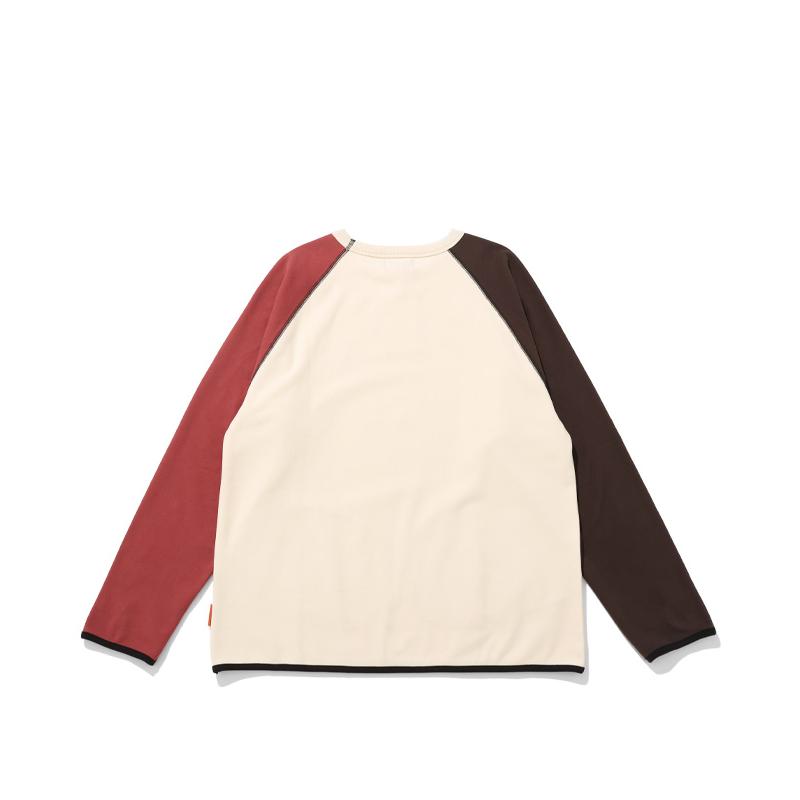 クリフメイヤー KRIFF MAYER メンズ ユニセックス 長袖 Tシャツ ラグランスリーブ クルーネック インナー ワンポイント ロゴ 刺繍 秋 春 もちのびデザインロンT | KRIFF MAYER | 20