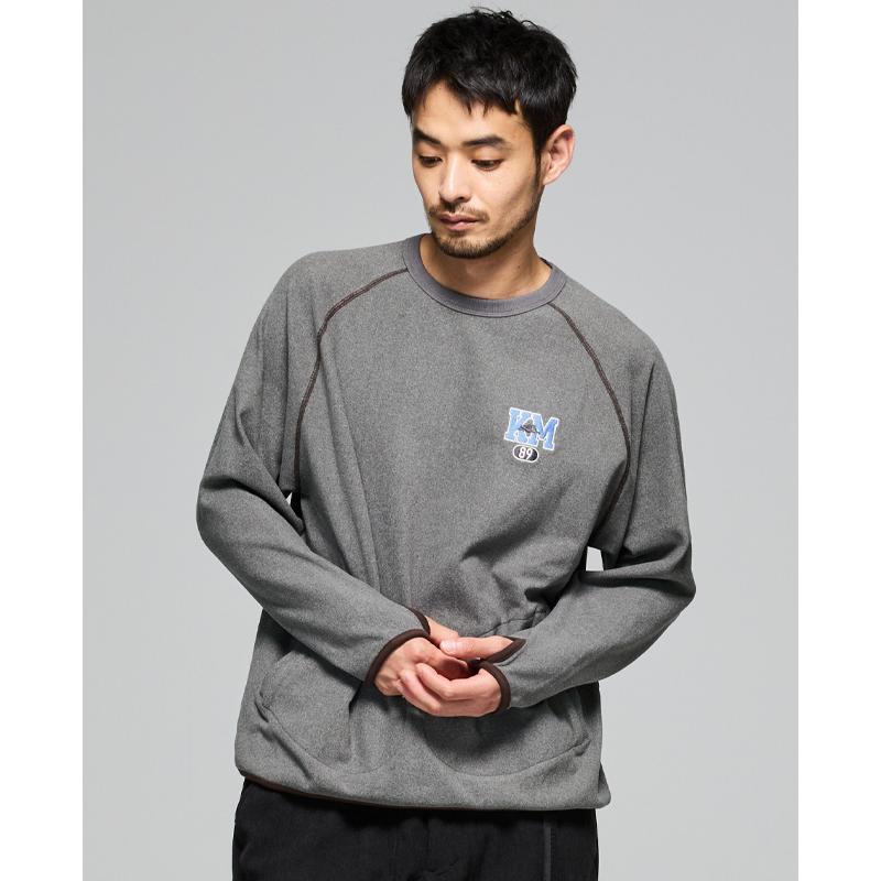 クリフメイヤー KRIFF MAYER メンズ ユニセックス 長袖 Tシャツ ラグランスリーブ クルーネック インナー ワンポイント ロゴ 刺繍 秋 春 もちのびデザインロンT | KRIFF MAYER | 05