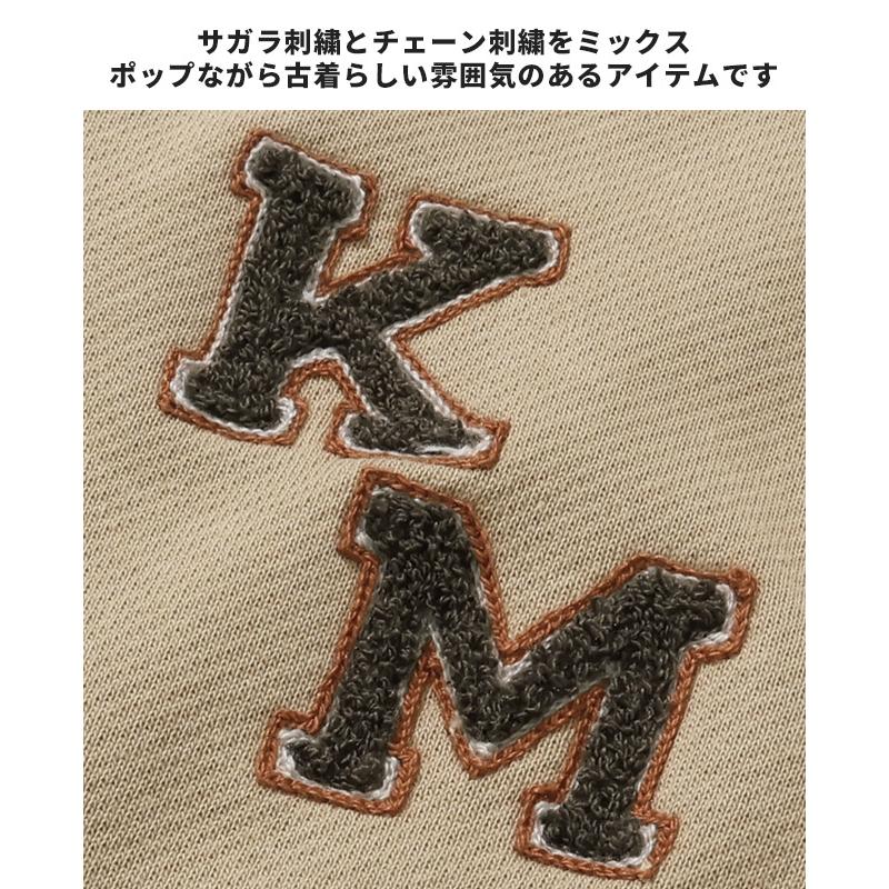 クリフメイヤー KRIFF MAYER メンズ ユニセックス 裏起毛 スタジャン ライトアウター カーディガン 羽織り 前開き 秋 冬 春 ざっくり裏毛刺繍スナップカーデ | KRIFF MAYER | 13