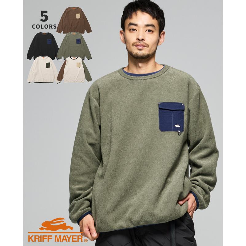 KRIFF MAYER（クリフメイヤー） メンズ ユニセックス 長袖 Tシャツ 裏