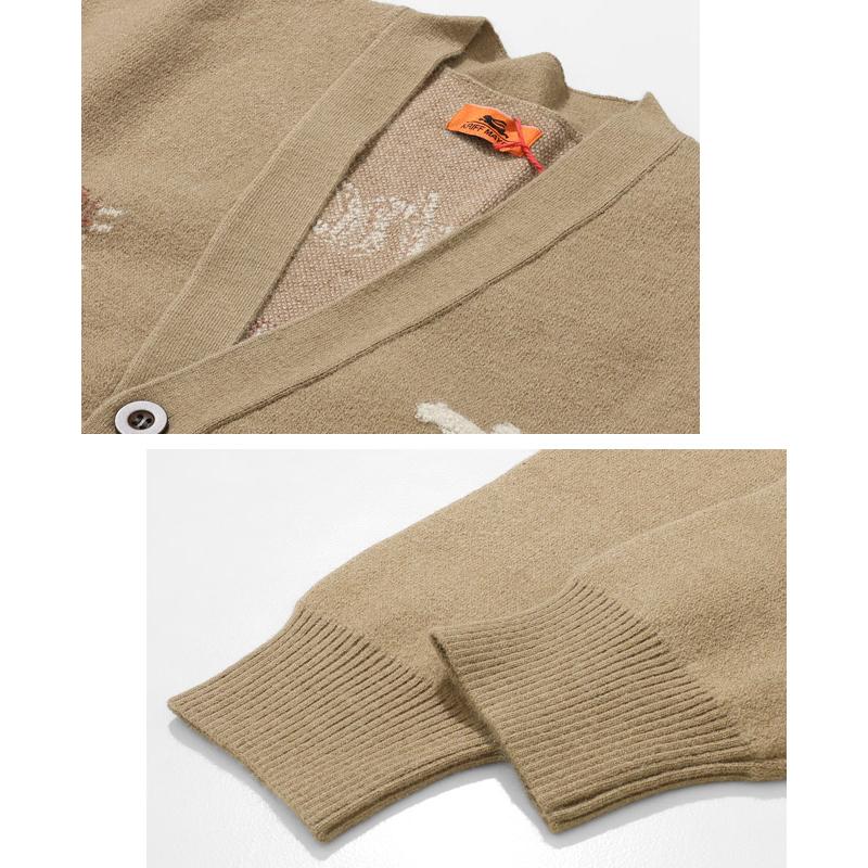 クリフメイヤー KRIFF MAYER メンズ ユニセックス トップス レディース スーベニア 家庭洗濯可 カジュアル アメカジ もちのび ニット カーデ 虎 | KRIFF MAYER | 16