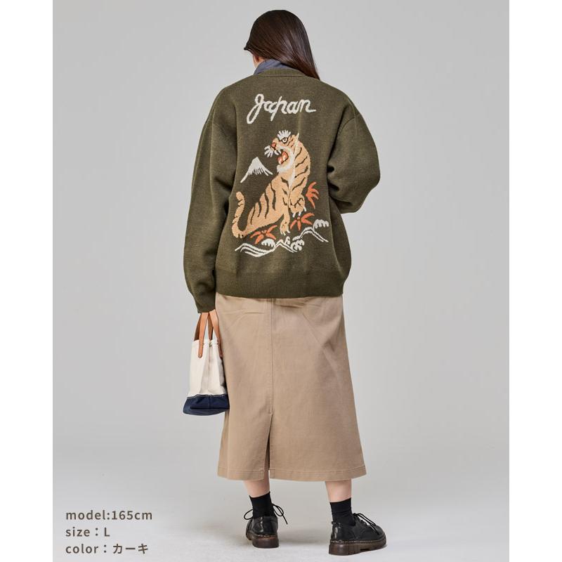 クリフメイヤー KRIFF MAYER メンズ ユニセックス トップス レディース スーベニア 家庭洗濯可 カジュアル アメカジ もちのび ニット カーデ 虎 | KRIFF MAYER | 13