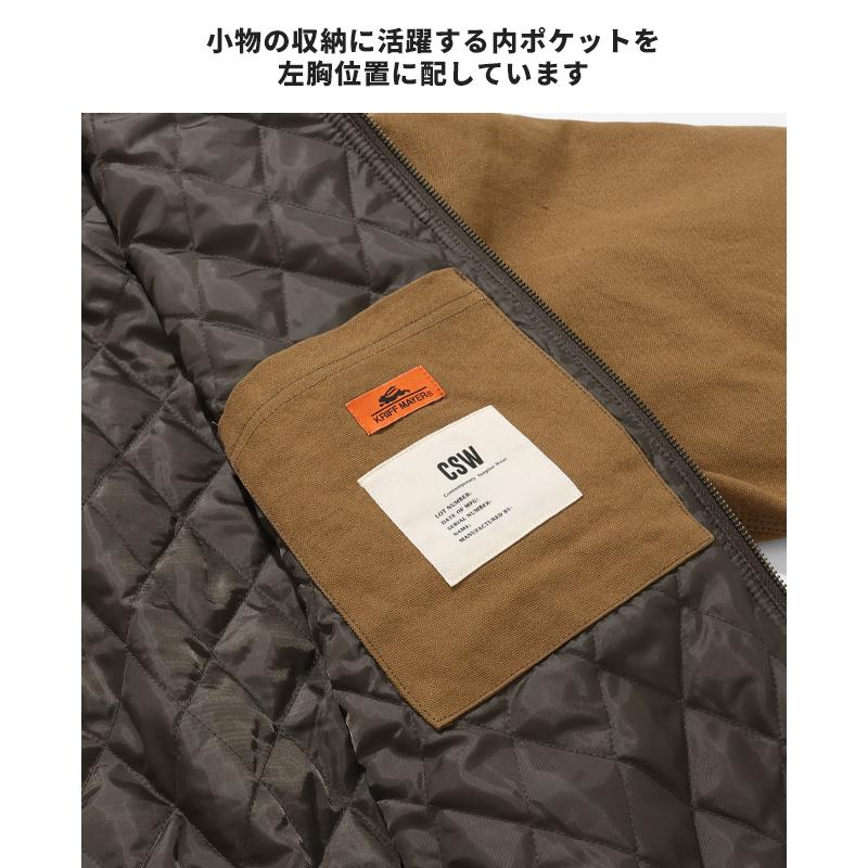 クリフメイヤー KRIFF MAYER メンズ ユニセックス アウター ブルゾン ダックジャケット 中綿入り フーディー 防寒 秋 冬 ヘビーデューティーフードジャケット | KRIFF MAYER | 12