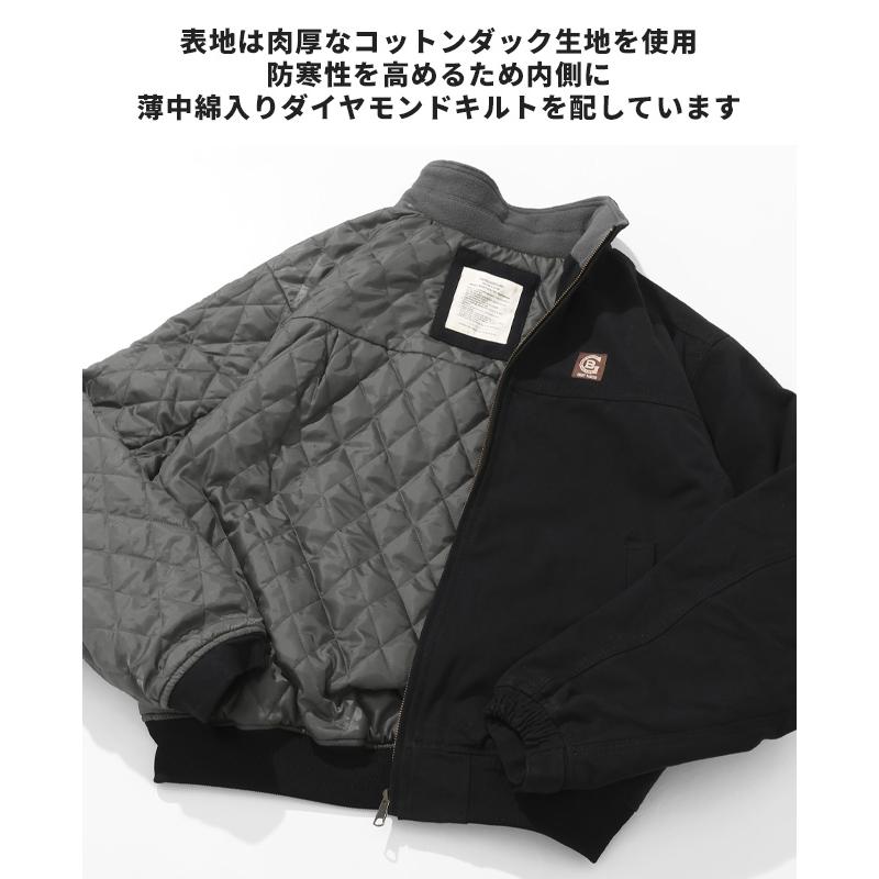 クリフメイヤー KRIFF MAYER メンズ ユニセックス アウター ブルゾン ダックジャケット ハイネック 中綿入り 防寒 秋 冬 ヘビーデューティースタンドジャケット | KRIFF MAYER | 09