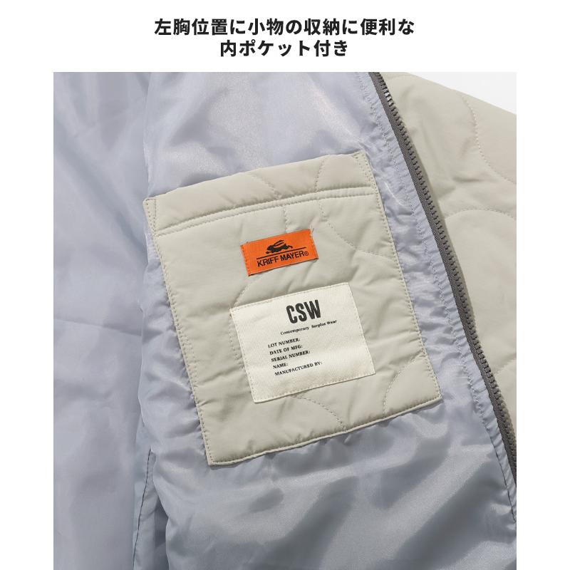 クリフメイヤー KRIFF MAYER メンズ ユニセックス アウター キルト ブルゾン フーディー 中綿入り ミリタリー アメカジ 秋 冬 キルティングフードジャケット | KRIFF MAYER | 13