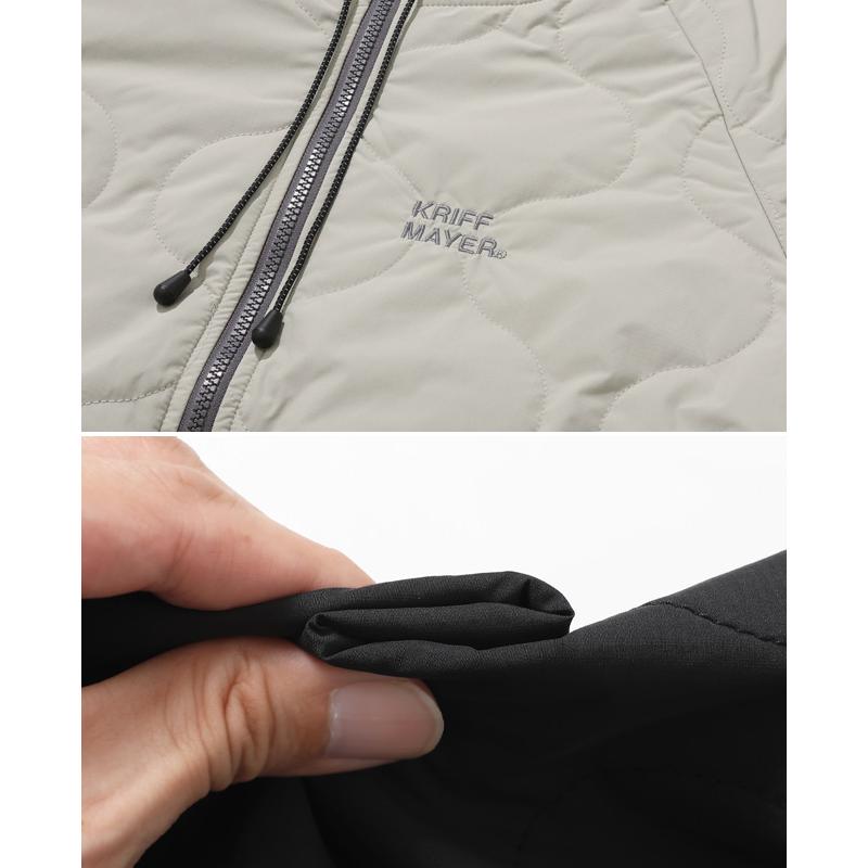 クリフメイヤー KRIFF MAYER メンズ ユニセックス アウター キルト ブルゾン フーディー 中綿入り ミリタリー アメカジ 秋 冬 キルティングフードジャケット | KRIFF MAYER | 11