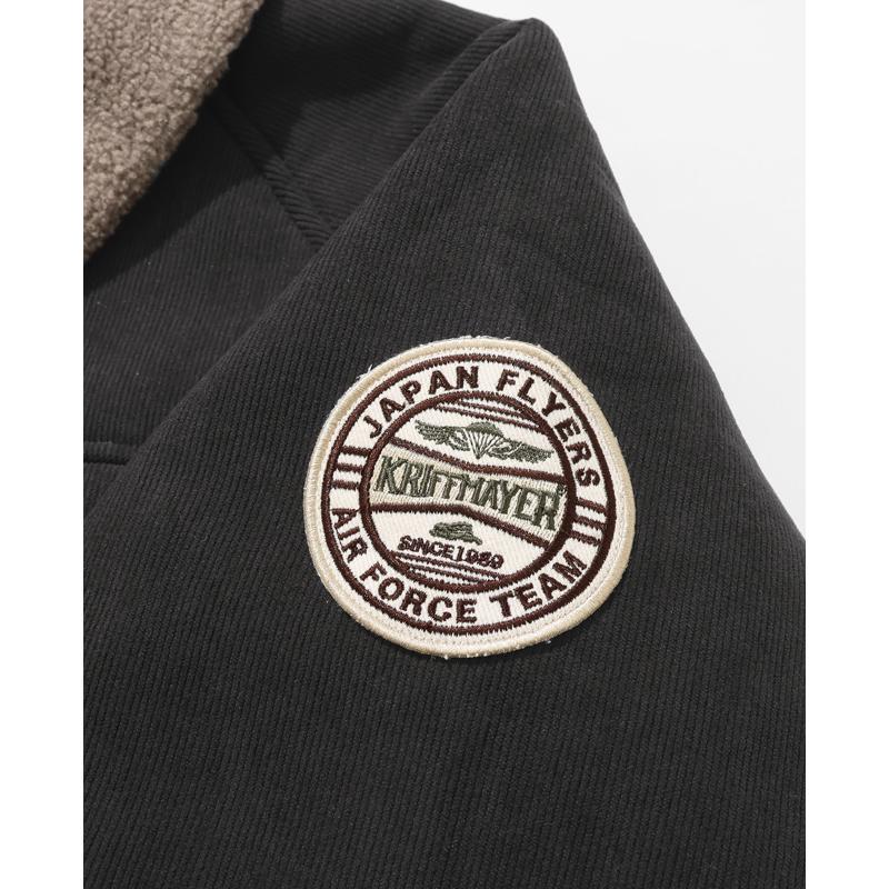 クリフメイヤー KRIFF MAYER メンズ ユニセックス アウター ブルゾン 裏起毛 シープボア 背中刺繍 裏地付き 秋 冬 裏ボアコーデュロイボンバージャケット | KRIFF MAYER | 15