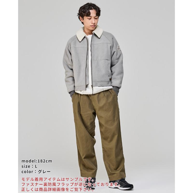 クリフメイヤー KRIFF MAYER メンズ ユニセックス アウター ブルゾン 裏起毛 シープボア 背中刺繍 裏地付き 秋 冬 裏ボアコーデュロイボンバージャケット | KRIFF MAYER | 06